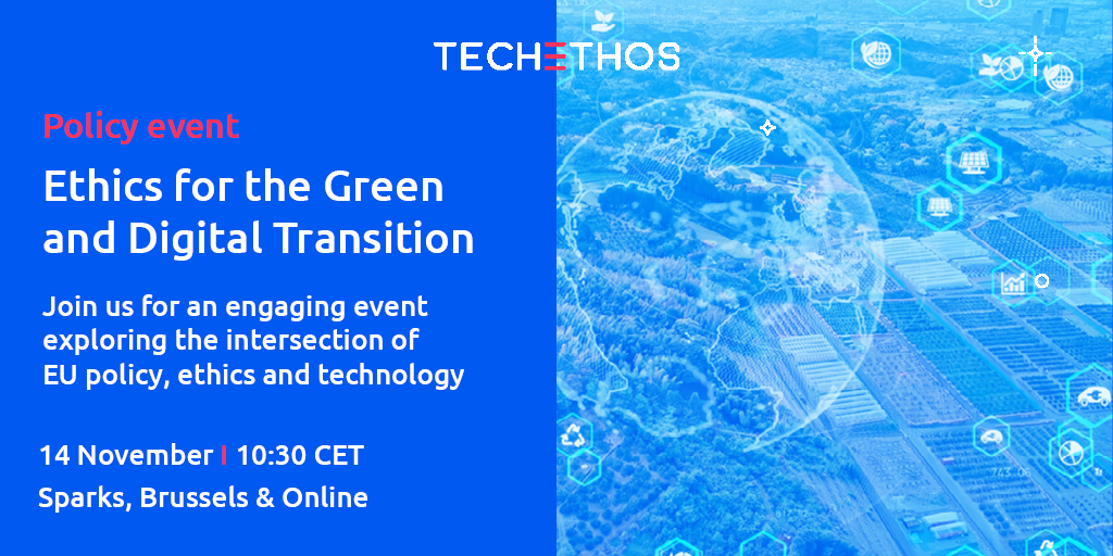 Giornata dedicata all’etica delle tecnologie per la transizione verde e digitale – Bruxelles 14 novembre 2023