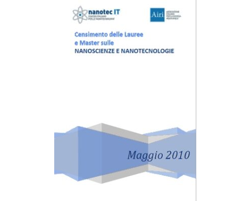 Censimento delle Lauree e Master sulle Nanoscienze e Nanotecnologie 2010