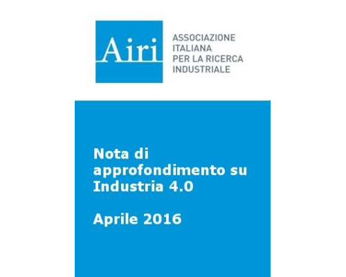 Nota Airi di approfondimento su Industria 4.0