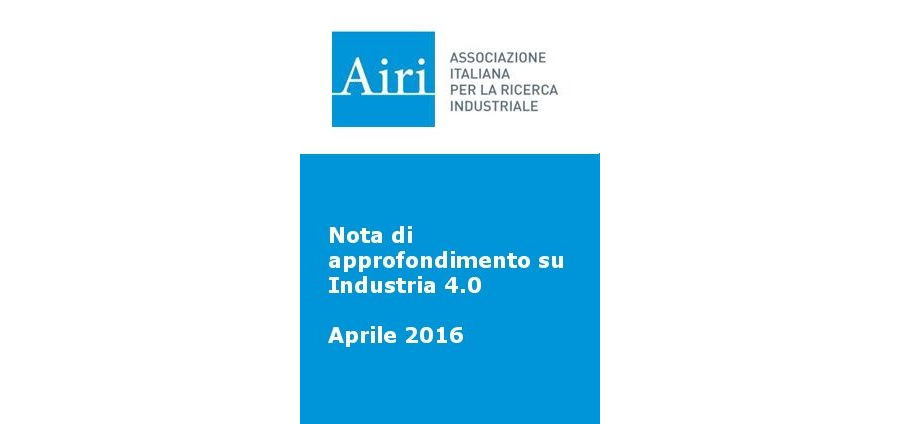 Nota Airi di approfondimento su Industria 4.0