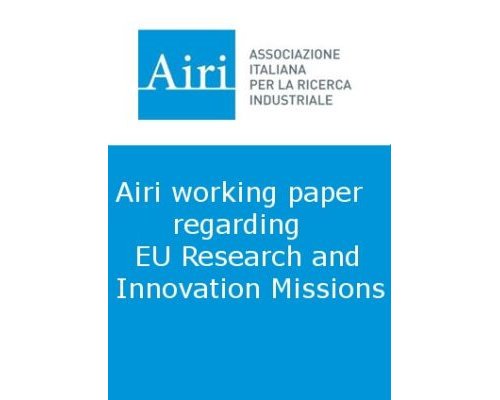 Airi working paper regarding EU Research and Innovation Missions