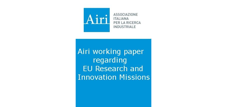 Airi working paper regarding EU Research and Innovation Missions