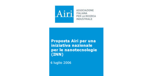 Proposta per una iniziativa nazionale per le nanotecnologie