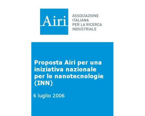 Proposta per una iniziativa nazionale per le nanotecnologie